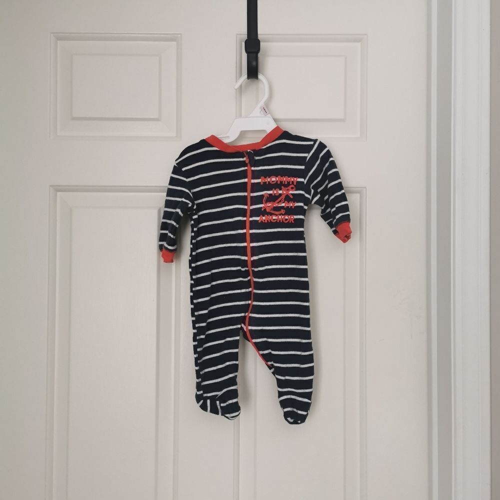 3/$12 George baby boy sailor sleeper size 0-3